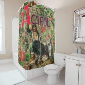 Rideaux De Douche Fantôme de Noël Illustration actuelle Scrooge (En situation)