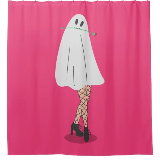 Rideaux De Douche fantôme halloween poissonnets jambes (Devant)