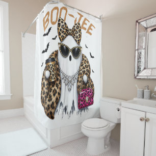 Rideaux De Douche Fantôme Léopard Coquette Boo-JEE Halloween
