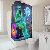 Rideaux De Douche Fantôme musical (En situation)