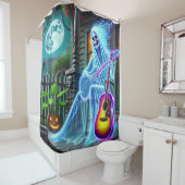 Rideaux De Douche Fantôme musical (En situation)