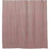 Rideaux De Douche Farmhouse Stripe rouge Ticking Stripe Douche ridea (Devant)