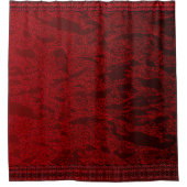 Rideaux De Douche Faux Red Velvet (Devant)