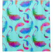 Rideaux De Douche Feathered Rain in Winter (Devant)