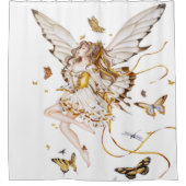 Rideaux De Douche fée avec des papillons (Devant)