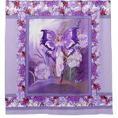 Rideaux De Douche Fée du soleil pourpre (Devant)