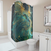 Rideaux De Douche Feline mystique (En situation)