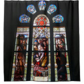 Rideaux De Douche Fenêtre d'église en verre souillé (Devant)