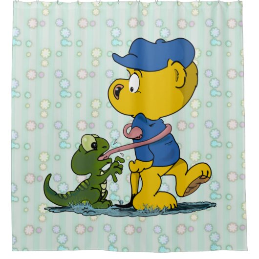 Rideaux De Douche Ferald et Baby Lizard (Devant)