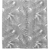 Rideaux De Douche Ferme en noir et blanc (Devant)