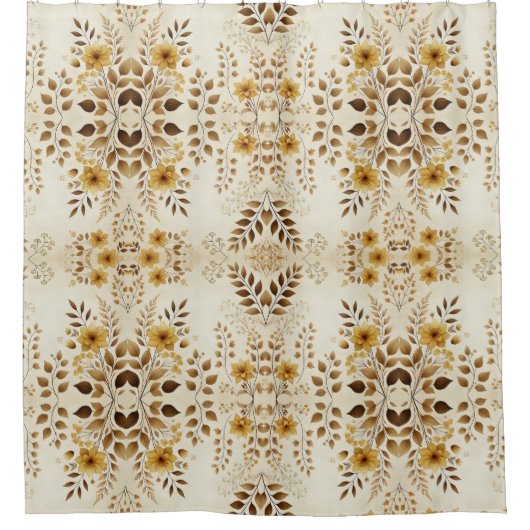 Rideaux De Douche Ferme Florale (Devant)