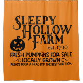 Rideaux De Douche Fermes Sleepy Hollow Ferme Citrouilles frais (Devant)