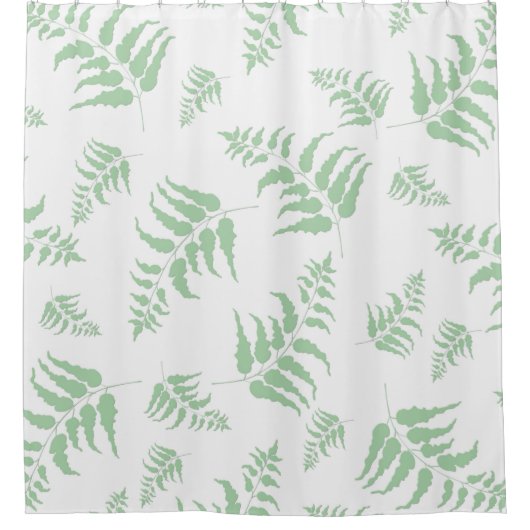 Rideaux De Douche Fern Motif (Devant)