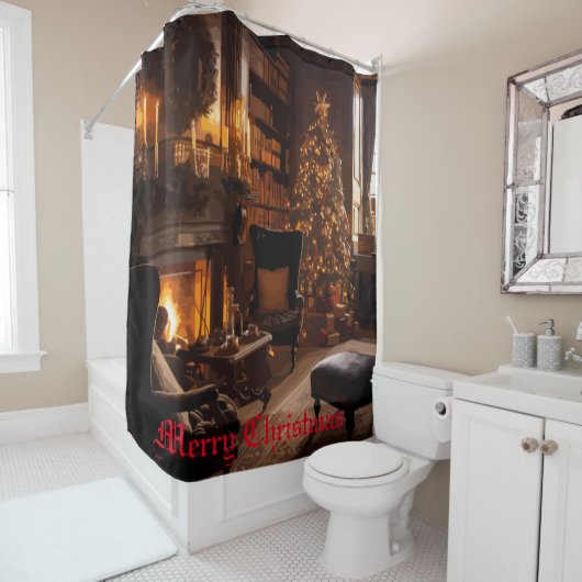 Rideaux De Douche Festif (En situation)