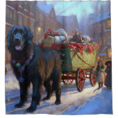 Rideaux De Douche Festin de Noël à Terre-Neuve (Devant)