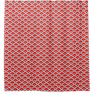 Rideaux De Douche Festons chinois de Deco, rouge, gris, noir et