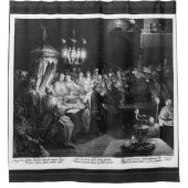 Rideaux De Douche Fête de Belshazzar par graveur Jan Muller (Devant)