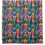 Rideaux De Douche Fête de Mardi Gras Whimsical (Devant)