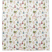 Rideaux De Douche Fête de Noël de la Nativité (Devant)