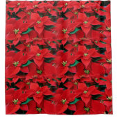 Rideaux De Douche Fête de Poinsettia (Devant)