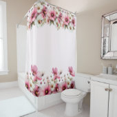 Rideaux De Douche Fête des Fleurs en Fleur (En situation)