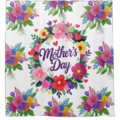 Rideaux De Douche Fête des mères élégantes (Devant)