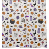 Rideaux De Douche Fête d'Halloween (Devant)