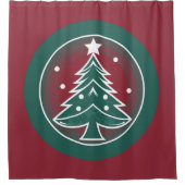 Rideaux De Douche Fête : Un délice de Noël (Devant)