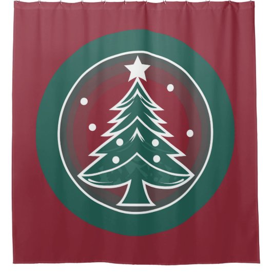 Rideaux De Douche Fête : Un délice de Noël (Devant)