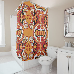 Rideaux De Douche Feu