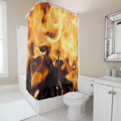 Rideaux De Douche Feu Et Feu (En situation)