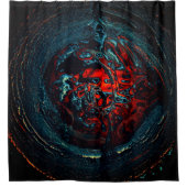 Rideaux De Douche Feu rouge d'enfer océanique (Devant)