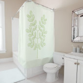 Rideaux De Douche Feuille botanique (En situation)