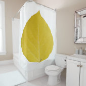 Rideaux De Douche Feuille d'Aspen jaune #5 (En situation)