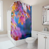 Rideaux De Douche Feuille d'érable japonais (En situation)