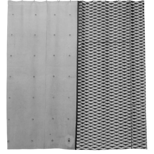 Rideaux De Douche Feuille galvanisée en métal gris (Devant)