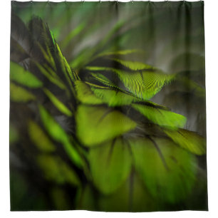 Rideaux De Douche Feuille verte