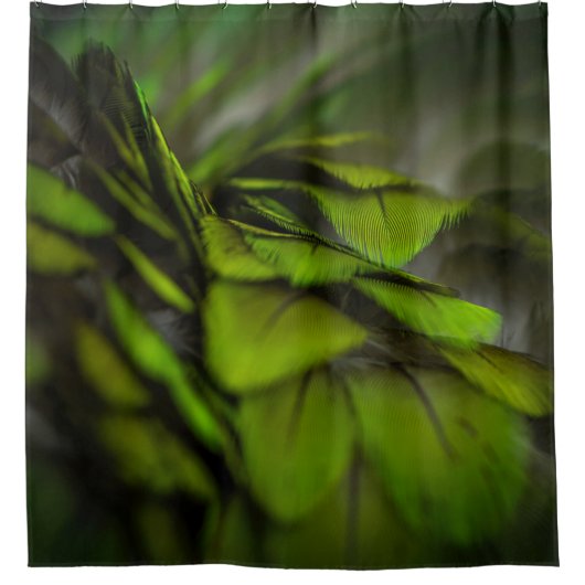 Rideaux De Douche Feuille verte (Devant)
