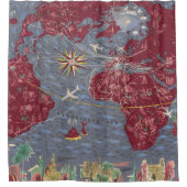 Rideaux De Douche Feuilles 1-8 : Air France (Devant)