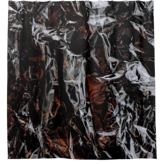 Rideaux De Douche feuilles Brown et blancs séchés (Devant)