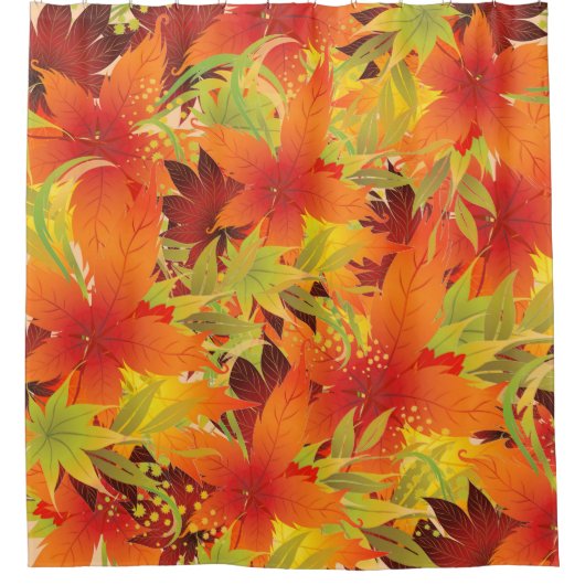 Rideaux De Douche Feuilles d'automne (Devant)
