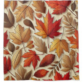 Rideaux De Douche feuilles d'automne classiques (Devant)