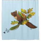 Rideaux De Douche Feuilles d'automne de Pine Marten (Devant)