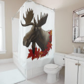 Rideaux De Douche Feuilles de l'érable rouge orignal (En situation)