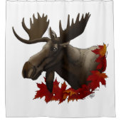 Rideaux De Douche Feuilles de l'érable rouge orignal (Devant)