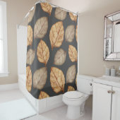 Rideaux De Douche Feuilles de tabac (En situation)