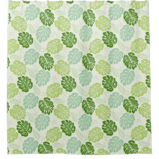 Rideaux De Douche Feuilles Monstera (Devant)