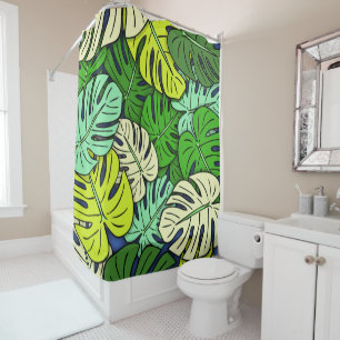 Rideaux De Douche Feuilles Monstera #3