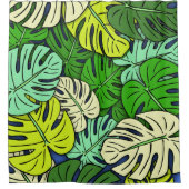 Rideaux De Douche Feuilles Monstera #3 (Devant)