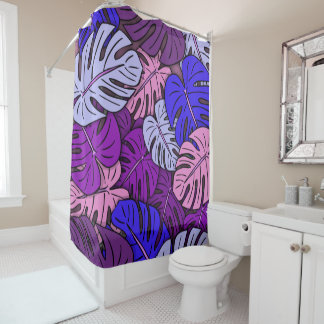 Rideaux De Douche Feuilles Monstera #4
